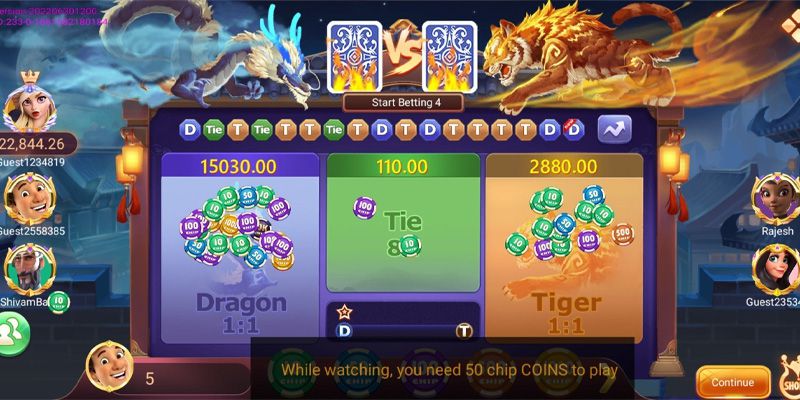 Áp dụng các mẹo để giành chiến thắng trong game Rồng Hổ